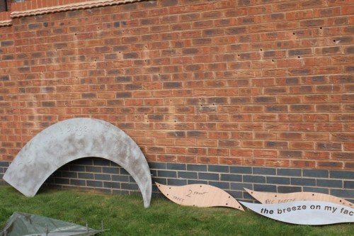 Two_bridges_-_pieces_waiting_to_be_installed