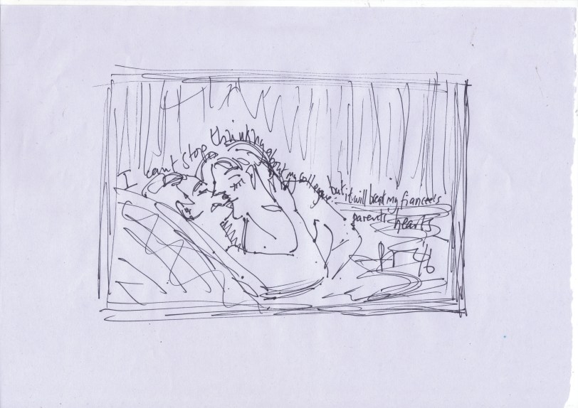 drawing from the Dear Deirdre series by Paul Conneally