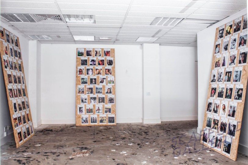 Scaffold Gallery Manchester - Paul Conneally - '96 Tears' installation art