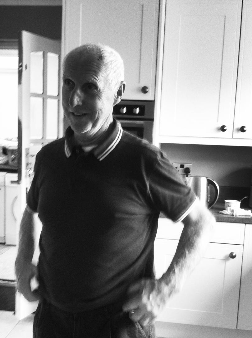 Brian Allen - Plumber and Master Vegetable Grower - Dronfield Woodhouse - photograph by Paul Conneally poryrait of plumber and master vegetable grower Brian Allen by Paul Conneally his brother in law