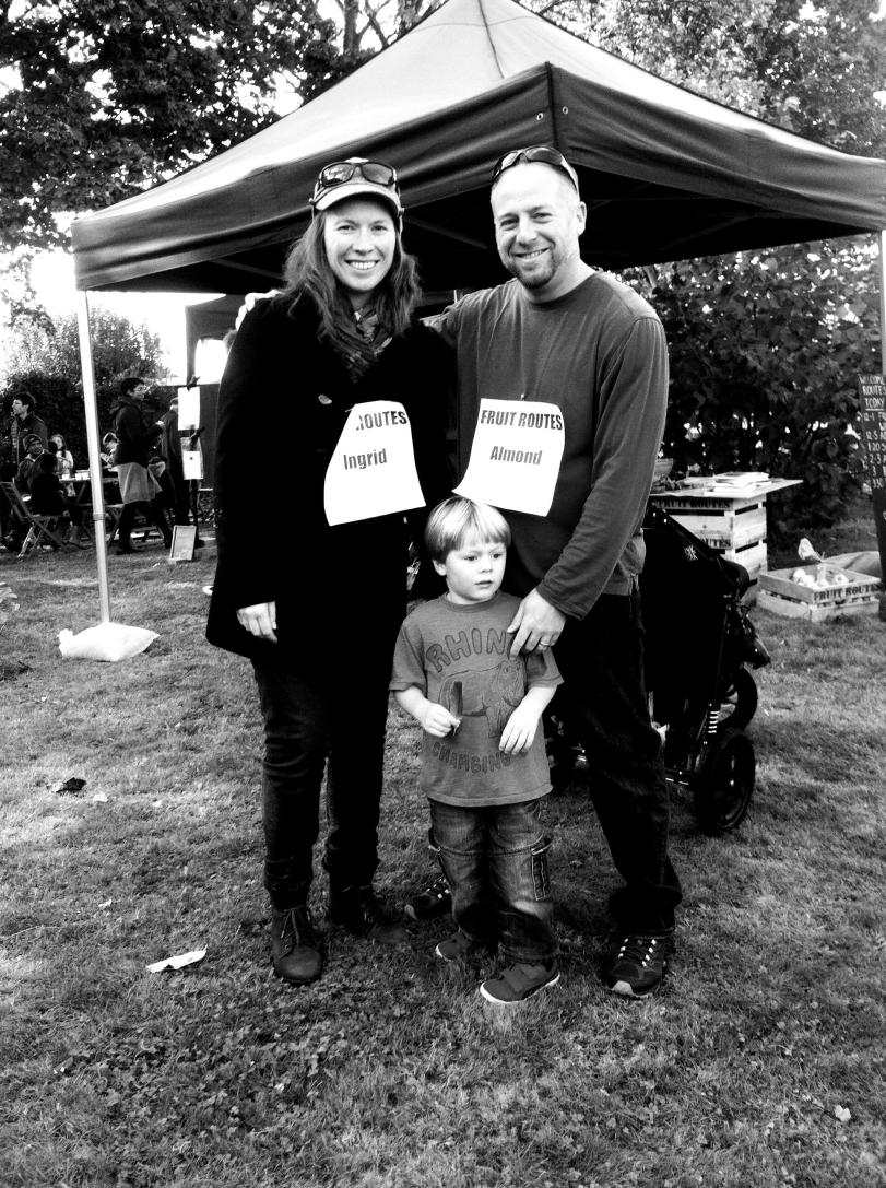 Photograph by Paul Conneally of participants in the Loughborough University Fruit Routes Apple Olympics