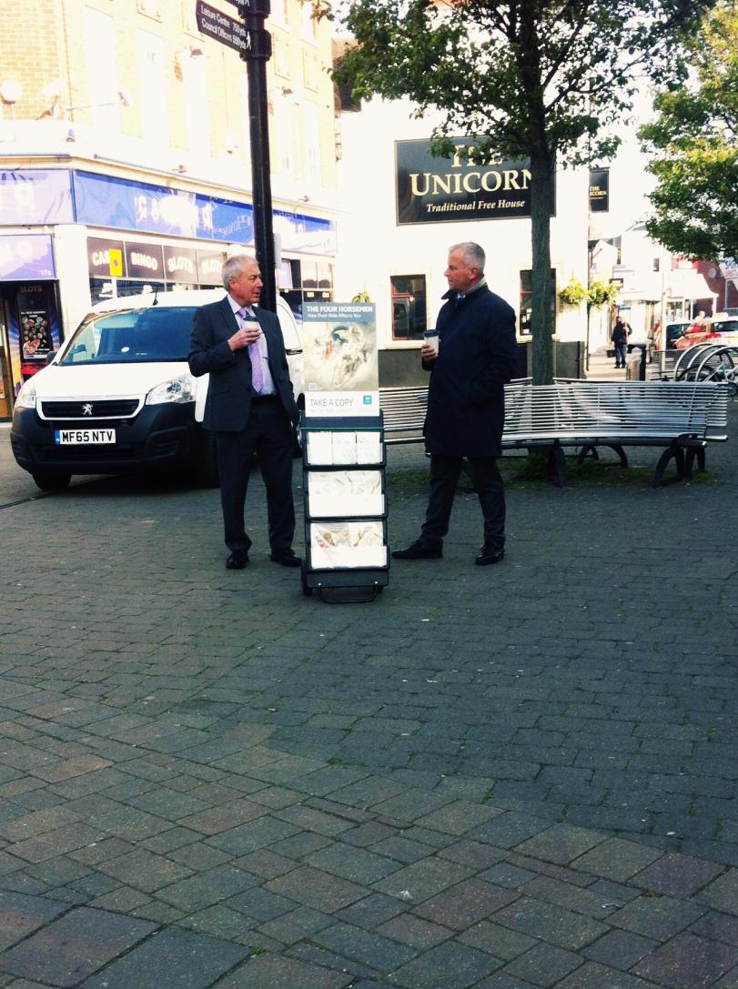 Jehovah's Witness Street Preachers Loughborough - Paul Conneally 2017